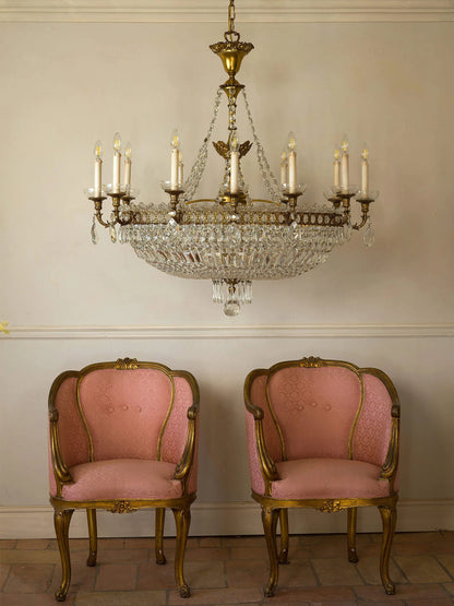 Grande lampadario di lusso a 16 luci | Lo Stile Italiano