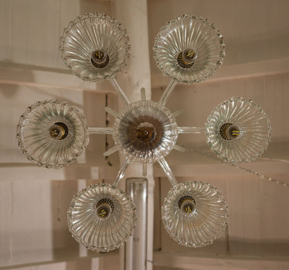 Lampadario Barovier a 6 luci-Lo Stile Italiano