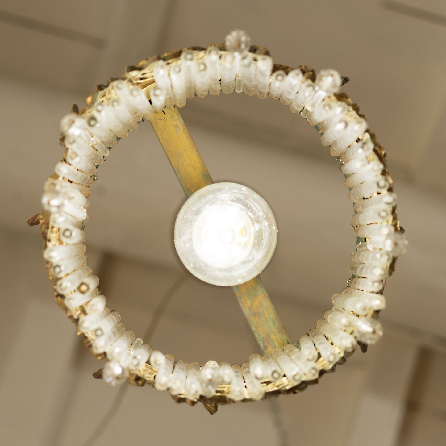 Antico Lampadario liberty-Lo-Stile Italiano