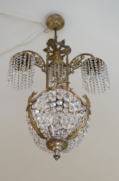 lampadario antico a 6 luci-Lo Stile Italiano
