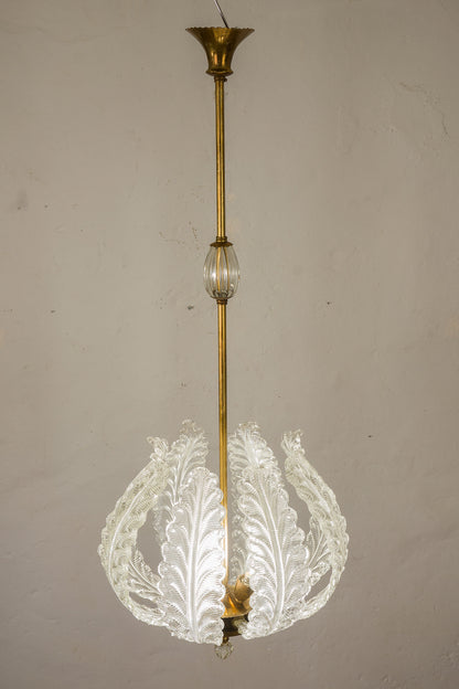 Lampadario Venini 3 luci accese-www.lostileitaliano.eu