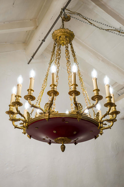 Lampadario Stile Impero a 16 luci. | Lo Stile Italiano
