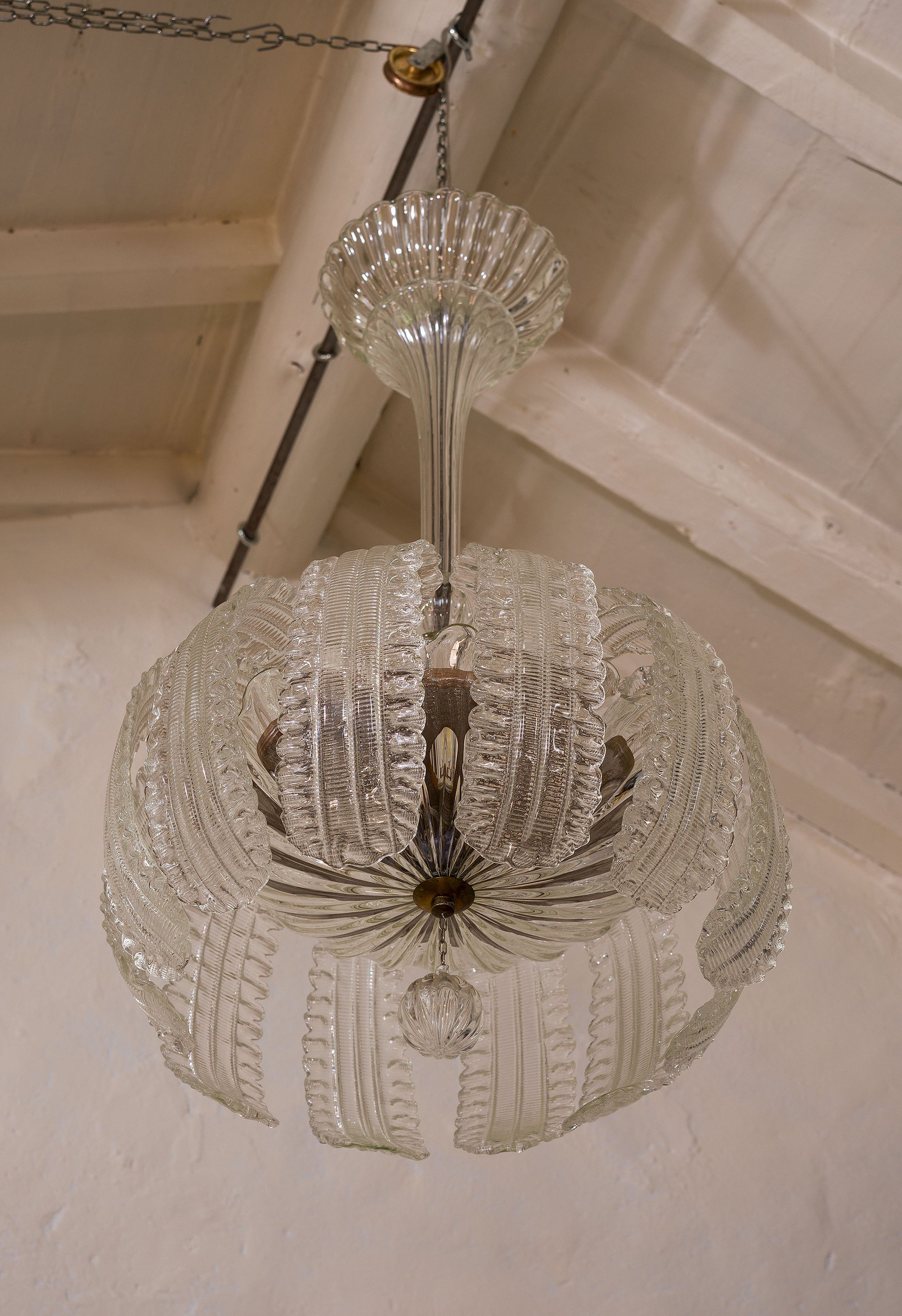 Lampadario di Murano Barovier & Toso-Lo Stile Italiano