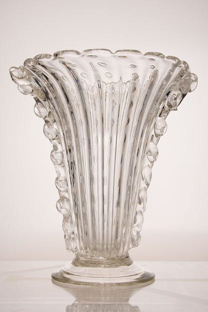 Vaso portafiori antico con decorazioni, periodo primi anni del 900-Lo Stile Italiano