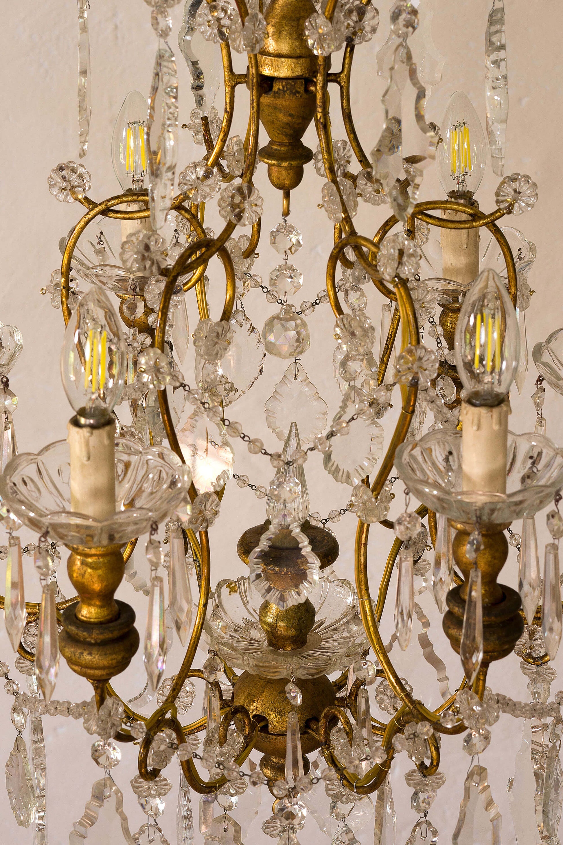 Lampadario Fiorentino in stile Maria Teresa Vintage. | Lo Stile Italiano