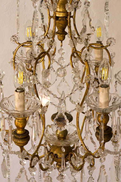 Lampadario Fiorentino in stile Maria Teresa Vintage. | Lo Stile Italiano