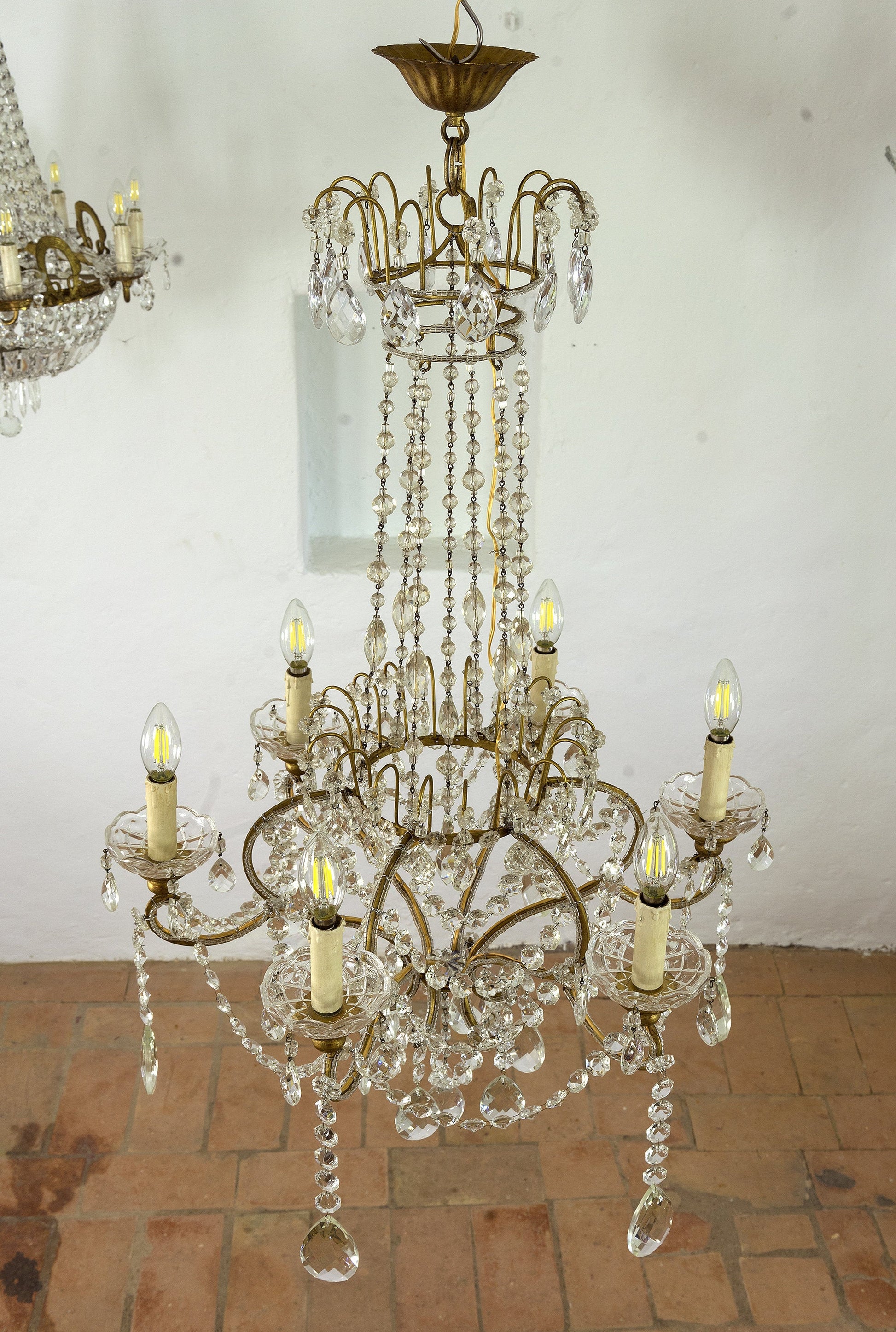 Lampadario di cristallo-Lo Stile Italiano